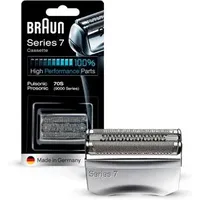 Braun 70S Kombipack, Series 7, Scherkopf, Ersatzscherteil, silber, für Pulsonic und Prosonic