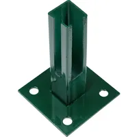 Elmar Jung Bodenplatte für Zaunpfosten 40 x 40 mm Grün