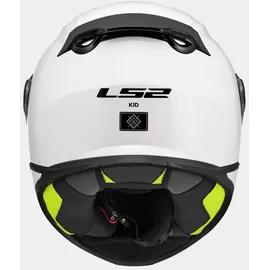 LS2 FF812 Kid Solid Weiß M
