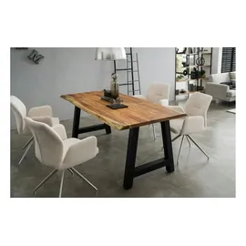 Möbel Kraft Designer-Tisch 240 x 76,5 x 110 cm schwarz