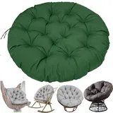 DRFGHK Rund Polster for Papasansessel 180/90/100/110/120cm Wasserdicht Outdoor/Indoor Bodenkissen Kissen for Gartenmöbel Sitzauflage Auflage for Papasan(#10,50cm/20in)