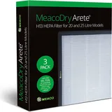Meaco H13 HEPA-Filter 20L/25L für Meaco Dry Arete One 3er Pack