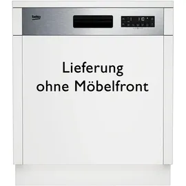 Beko BDSN25530X Einbau-Geschirrspüler (teilintegrierbar, 600 mm breit, Edelstahl)