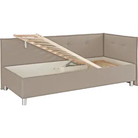 MAINTAL Polsterliege 109 x 210 cm Beige