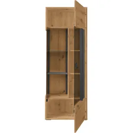 Set One by Musterring Vitrine Deltona Holzoptik Eiche Artisan