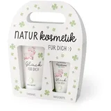 La Vida Kosmetik-Geschenkset für "Glück für Dich", Duschgel Handcreme, Naturkosmetik. Geschenkset Naturkosmetik für Dich