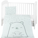 KIKKABOO Kikkaboo, Kinderbettwäsche, Bär 5-tlg 135 x 95