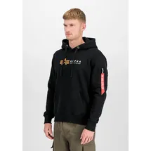 Alpha Industries Label Pullover Black M
