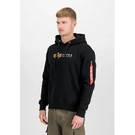 Alpha Industries Label Pullover Black M
