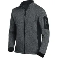 FHB FHB® Strickfleece-Jacke CHRISTOPH, - anthrazit/schwarz