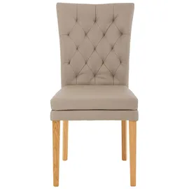 Home Affaire Colorado 6 St. Kunstleder taupe/eiche