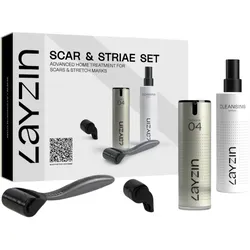 LAYZIN Microneedling-Set für Narben und Dehnungsstreifen Schwarz 
