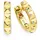 Bruno Banani Creolen Schmuck Geschenk gelbgoldfarben 11,9mm