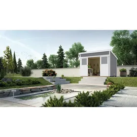 Weka Schiebetürhaus 225 2,95 x 2,09 grau