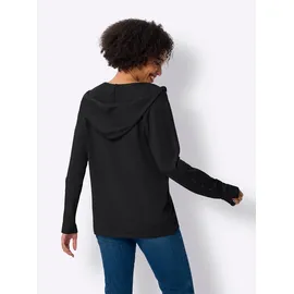 Heine Strickjacke Cardigan Langarm Schwarz 40