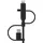 Belkin USB-C auf USB-A/Micro-USB/Lightning 1 m Schwarz