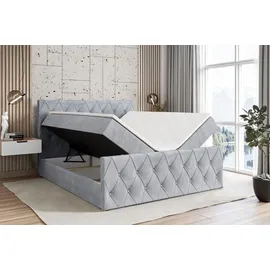 altdecor Boxbett, AMAY-Z - 160x200 cm - H3 - Hellgrau