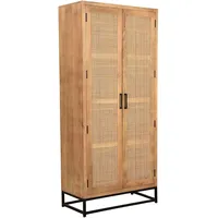 SIT Möbel Cane Garderobenschrank 80 x 40 x 180