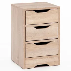 KADIMA DESIGN Nachtschrank Kadima 31 x 31 x 49 cm Beige