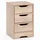 KADIMA DESIGN Nachtschrank Kadima 31 x 31 x 49 cm Beige