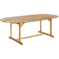 Beliani Gartentisch ausziehbar 160/220 x 100 x 74 cm