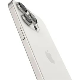 SPIGEN Glass tR EZ Fit Optik Pro 2 Pack White Titanium iPhone 15 Pro Max