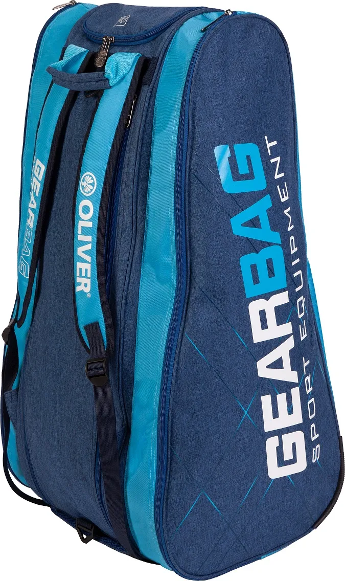 Oliver Racketbag Gearbag (Schlägertasche, 2 Hauptfächer) blau