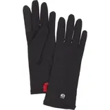 Hestra Merino Wool Liner Long 5 Finger Handschuhe Schwarz 8