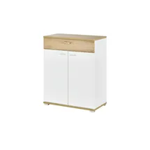 MCA Furniture Nia 74 x 95 x 40 cm weiß/wotan eiche