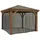 Westmann Moskitonetz für Pavillon 300 cm x 225 cm 4 Stück Schwarz