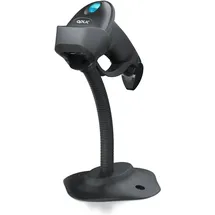 Aplic Bluetooth Barcode Scanner Wireless - 2D 1D - 2000 mAh Akku - inkl. Standfuß - Funk Barcodescanner kabellos - Barcodeleser