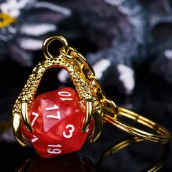 Schlüsselanhänger D20 Claw - Red