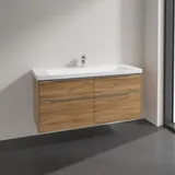 Villeroy & Boch Subway 3.0 Badmöbel-Set 130 cm, 4 Auszüge, Badmöbel,
