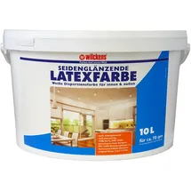 Wilckens Latexfarbe seidenglänzend Weiß 10 l