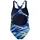 Speedo Hyperboom Print Medalist Badeanzug Blau 152