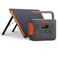 Jackery Solargenerator 1500 PRO 200W, 1512Wh Powerstation mit SolarSaga 200W, Solar- und AC-Schnellladung in 2 Std. 2 * 100W PD, 2x1800W AC-Ausgänge, ideal für Camping und für Notfälle zu Hause