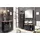 Schildmeyer Unterschrank Malte 80,4 x 70 x 32 cm Schwarz