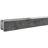 Beckers Betonzaun Zaunpfosten 11 x 11 x 210 cm Grau/Beton