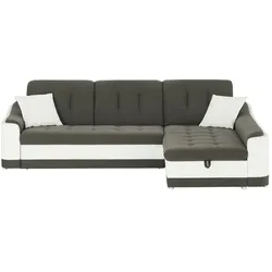 Ecksofa  Bea ¦ grau ¦ Maße (cm): B: 278 H: 86 T: 195