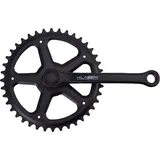 Mijnen Pieper Kettenradgarnitur, Stahl, 150mm, 40 Zähne, 4-Kant, schwarz (1 Set)