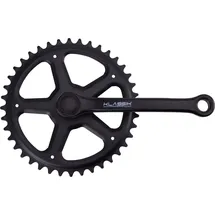 Mijnen Pieper Kettenradgarnitur, Stahl, 150mm, 40 Zähne, 4-Kant, schwarz (1 Set)
