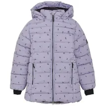 Color Kids Steppjacke COJacket - Quilt - Long - AOP 741764 modische Steppjacke in Lila | Gr.: 164