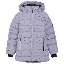 Color Kids Steppjacke COJacket - Quilt - Long - AOP 741764 modische Steppjacke in Lila | Gr.: 164