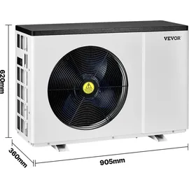 Vevor Poolheizung weiß 1,48–7,11 kW