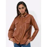 CREATION L Hemdbluse in cognac | Gr.: 52