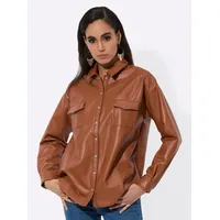 CREATION L Hemdbluse in cognac | Gr.: 52