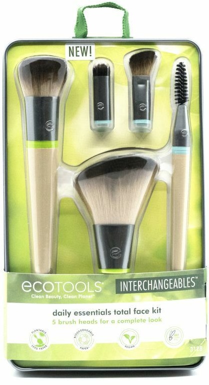 EcoTools® InterchangeablesTM Kit Pinceaux de Maquillage Les Essentiels 1 pc(s) emballage(s) combi