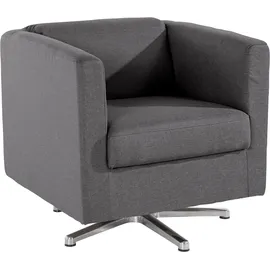 Home Affaire Drehsessel Bob Polyester 72 x 71 x 75 cm Schwarz drehbar