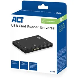 Act 5-in-1 Externer SD Kartenleser, für Micro SD/SD/MMC/SDHC/CF/XD/MS/MS Duo Speicherkarten, SD Kartenleser USB 3.0 - AC6370