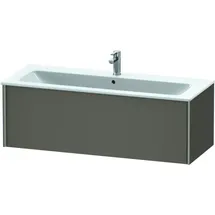 Duravit XViu Waschtisch-Unterschrank XV40280B190 121 x 40 x 48 cm, flannel grey seidenmatt, 1 Auszug, wandhängend, champagner matt